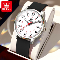 OLEVS 9953 Women‘s Watches Nurse Quartz Watch for Woman Waterproof Luminous Silicone Strap Simple Modern Stylish 2023 New