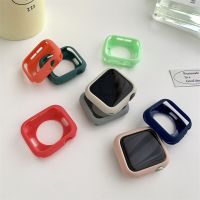 ZZOOI Candy Case For Apple Watch Series 7 4 5 6 SE 3 2 1 Colorful Cover Protective Shell For iWatch Series 41 45 38 42 40 44 mm Bumper