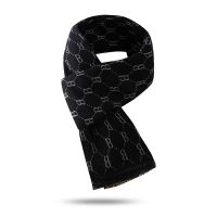 Luxury Brand Winter Men Cashmere Scarf B Pattern Print Scarves Pashmina Shawl Casual Blanket Tassel Wraps Man Business Foulard