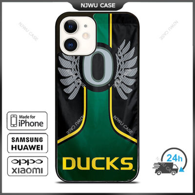 Oregon Ducks Phone Case for iPhone 14 Pro Max / iPhone 13 Pro Max / iPhone 12 Pro Max / XS Max / Samsung Galaxy Note 10 Plus / S22 Ultra / S21 Plus Anti-fall Protective Case Cover