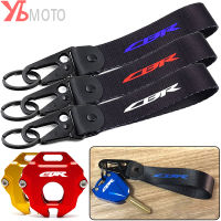 สำหรับฮอนด้า CBR650R CBR600F CBR1000RR CBR 500R 250RR รถจักรยานยนต์อลูมิเนียมที่สำคัญที่ครอบคลุมกรณีเชลล์และพวงกุญแจพวงกุญแจพวงกุญแจ