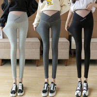 728 # ฤดูใบไม้ผลิบางไม่มีรอยต่อผ้าฝ้ายคลอดบุตร Skinny Legging Elastic เอว Belly กางเกงดินสอเสื้อผ้าสำหรับหญิงตั้งครรภ์การตั้งครรภ์...