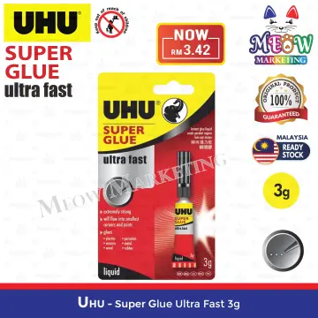 UHU Super Glue Ultra Fast Liquid 3g 