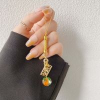 【cw】 Tradition Persimmon Omamori Accessory Pendant Luck Wealth Couple Jewelry ！