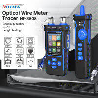 NOYAFA NF-8508เครื่องทดสอบสายเคเบิลเครือข่าย Optical Wire Meter Tracer LCD Digital Rechargeable Network Line Finder Wire PoE Checker