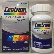 Vitamin tổng hợp cho người trên 50 tuổi Centrum Advance 50+ Úc 100 viên