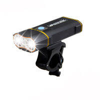 USB Rechargeable Handlebar Headlight Front Bike Light 2X XM-L T6 LED Lamp Built-in Rechargeable Cycling