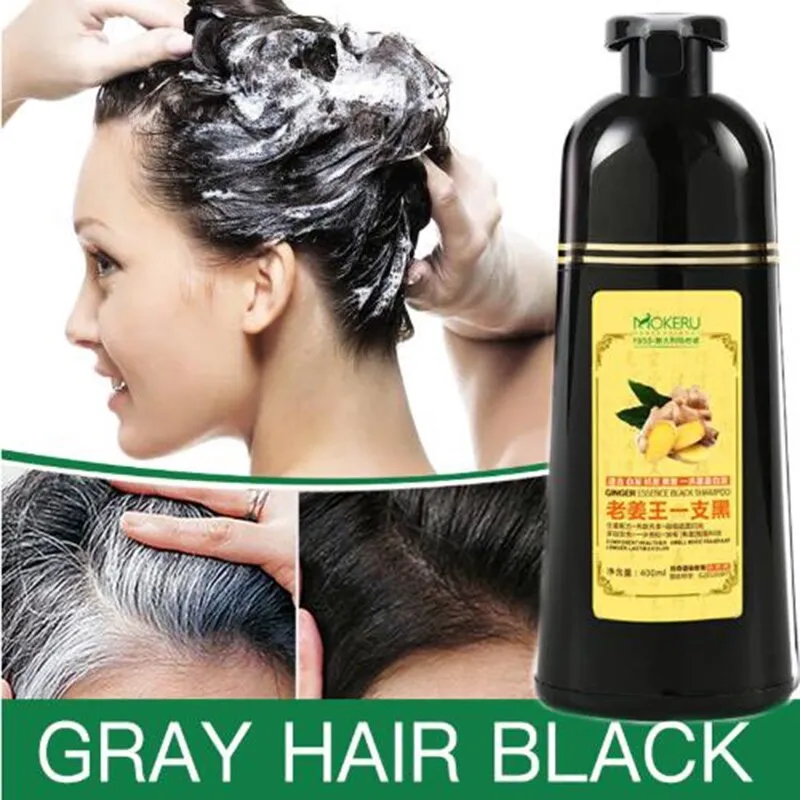 Mokeru Natural Ginger King Hair Dye Shampoo Easy To Use 5 mins Harmless  Long Lasting Black Hair | Lazada PH