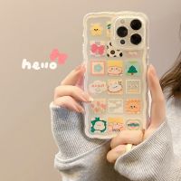 [Hot K] เคสใสสำหรับ iPhone 14 13 12 Mini 11 Pro Xr 7 8 Plus Se2เคสใสการ์ตูนน่ารักฝาหลังกันกระแทกอย่างง่าย