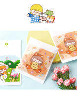 Spot Korean Cute Flower Storage Bag Biscuit Snack Packaging Paper Bag Candy Pen Gift Gift Packaging Bag