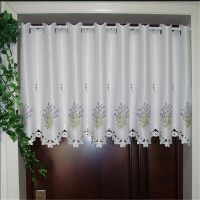 【YD】 Shipping Half Curtain Embroidery Short Shades Small Drapes Door Window Decora Blinds Purdanh