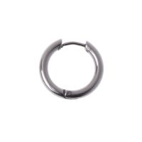 ARIN❥Korean Titanium Steel Earrings Long Men Boys Hoop Chain