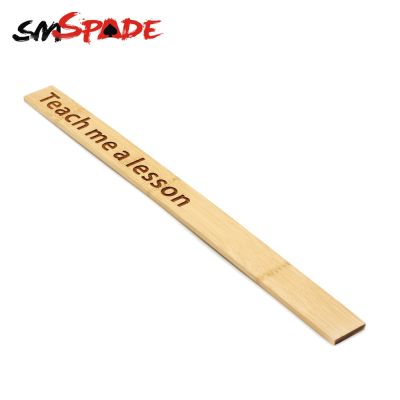 SMSPADE 40cm Long Bamboo Paddle Long Square Paddle Bondage Sex Spanking Paddle for Couples Sex Game Ruler Shape Sex Paddle Adult