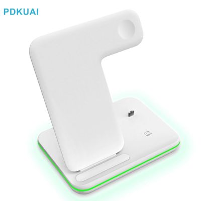 ♚✈❡ 15W Wireless Chargers 3 in 1 Charger Dock Station for iPhone 14 13 12 11 XR XS X 8 Plus Apple Watch 8 7 SE 6 5 4 AirPods 3 2 Pro