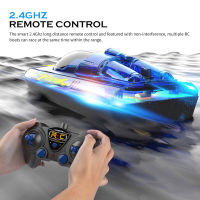 Electronic Motor Ship Waterproof Remote Control Speedboat High Speed Comitive Rowing Boat for Aquatic Game for Kids Child