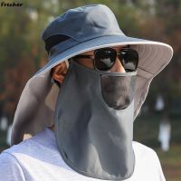 【CC】 Outdoor Fishing Hat Neck Face UV Protection Flap Cap Sunshade Big Eaves Adjustable Man