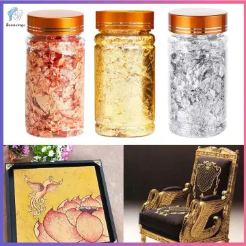 DIY Crafts Filling Materials Art Decoration Jewelry Making Tool Sequins  Gold Leaf Flake Gold Foil Resin Mold Fillings Gold Flakes for Resin