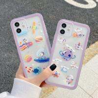 รูปแบบตลก เคสโทรศัพท์มือถือการ์ตูน ความกดอากาศ โปร่งใส สำหรับติด เคสไอโฟน11 โทรศัพท์ se2020 7 8 plus เคสไอโฟน 12 13 14 pro max เค