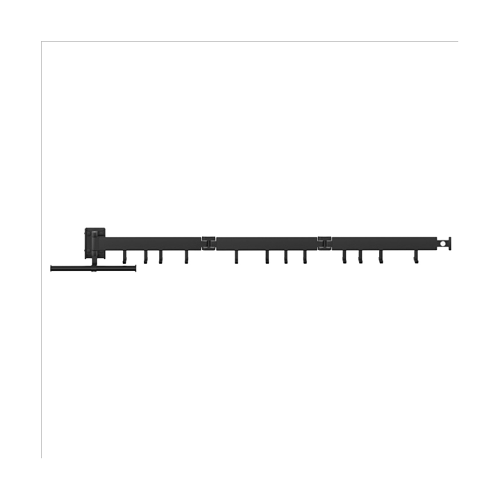 3Pole Collapsible Clothes Drying Rack Retractable Clothes Drying Rack for Laundry,24 Hooks