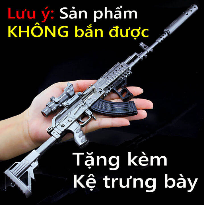 Mô hình awm pubg kim loại lắp ráp mini nhiều skin độc đáo dài 20cm đồ chơi  lắp ghép tặng kèm kệ đỡ trưng bày  Lazadavn