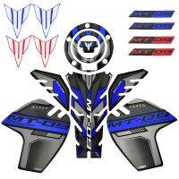 3D Carbon Brazing Motocross Motorcycle Sticker Tank Pad Protector Decals Accessories For Yamaha Mt 09 Mt09 Sp 2019 2020