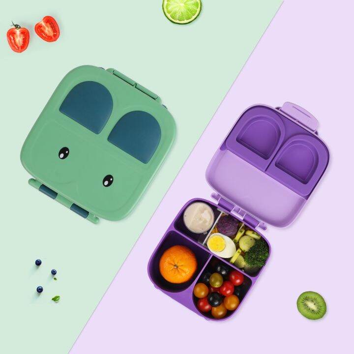 bunny-compartment-lunch-box-fresh-keeping-bento-box-thermal-insulation-plastic-plate-portable-childrens-lunch-box