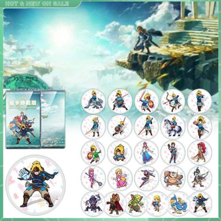 【Ready Stock】 26pcs The Legend of Zelda 2 Kingdom Tear Round Card Botw ...