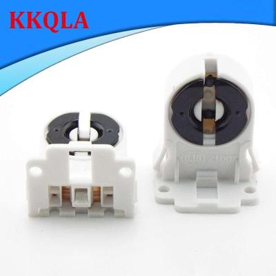 QKKQLA T8 Fluorescent Light Socket Lamp Base power adapter AC100-250V Plastic Holder Light Base for T8 G13 LED bracket lamp