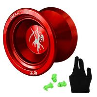 S2 Snake Metal Yoyo Professional Yoyo Ball Aluminum Alloy Yo-Yo+Glove+3 String Classic Toy for Children