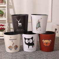 Toilet Trash Can Large Capacity Home Living Room Light Luxury Large Sized Creative Personality Retro Storage Bucket