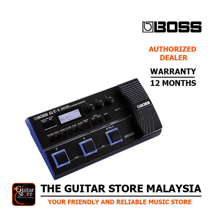 Boss GT1 Electric Guitar Multi Effects Pedal Preamp With Original