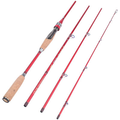 Souilang 2.1m 2.4m SpinningCasting Portable Travel Rods 4 Section Lure Fishing Spinning Rods Ultralight Carp Rods Pesca