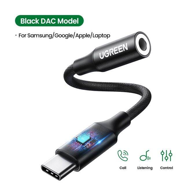 UGREEN USB C to 3.5mm Audio Headphone For Samsung Galaxy A52s S22 S21