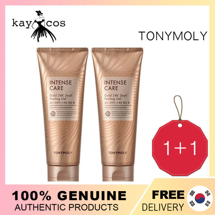 TONYMOLY Intense Care Gold 24K Snail Peeling Gel 150ml*2 Lazada