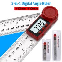 0-200mm 0-300mm Digital Meter Angle Inclinometer Angle Digital Ruler Electron Goniometer Protractor Angle finder Measuring Tool