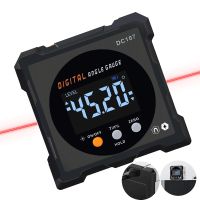 Laser Digital Protractor Inclinometer Protractor Laser USB Inclinometer Level Angle Finder Goniometer Magnet Tilt Measuring Tool