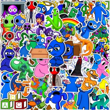 Blue Rainbow Friends Sticker