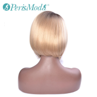 Synthetic Wigs For Black/ White Women Wigs PerisModa Straight 10 Inch Short Wigs Heat Resistant Synthetic Lace Front Blonde Wigs ของขวัญ ของขวัญ