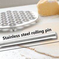 Stainless SteelFrench Rolling Pin Metal for Bakers Cookie &amp; Pastry Dough and Dough Bakeware Roller Dishwasher Safe Bread  Cake Cookie Accessories