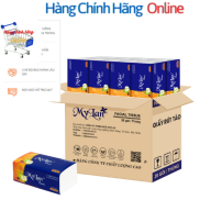 Nguyên Thùng 20 Gói Khăn Giấy Rút MyLan Quả Táo Xanh Cao cấp 400 Tờ 4 Lớp