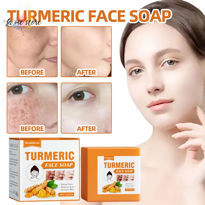 [La vis] Turmeric Essential Soap Facial Repair Gentle Cleansing ...