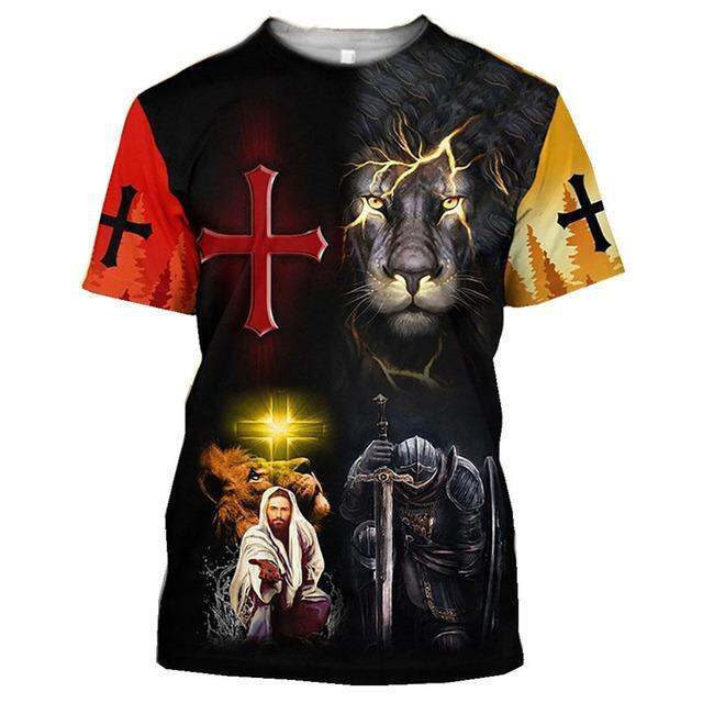 feb-christian-catholic-jesus-men-39-s-3d-print-t-shirts-animal-lion-summer-loose-short-sleeve-harajuku-hip-hop-tops-tees-drop-shipping