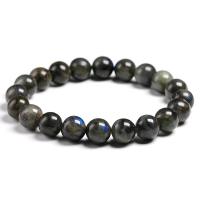 Naturale Gigio Scuro Labradorite Pietra Bracaccialetto Uomini Bracciali In Pietra Naturale FAI DA Fata Gielleria Raffinata Per La Donil Regalo Amante