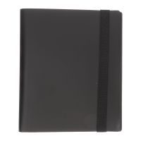 Black Folders Cards Holder Binder Pocket Wallet Wallets Sleeves Set Photo Binder Book Album Sports Card Card Collection Book