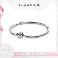 S925 กําไลข้อมือสร้อยข้อมือโซ่งูแท้ DIY