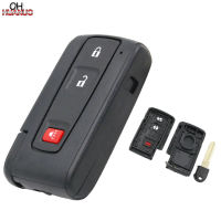 NEW Replacement Smart Remote Key Case Shell Keyless 2+1 Button for Toyota Prius 2004-2009 with Small key