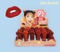 ลิปกลอส kiss beauty-70475-03 เนื้อแมตต์ velvet lipgloss ลิปสติกมือน้องแมวน่ารัก สีชัด โทนส้ม กันน้ำ ติดทนนาน ให้ความชุ่มชื้น เนื้อบางเบา เกลี่ยง่าย