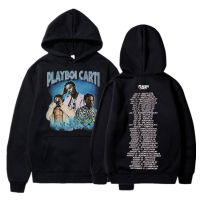 Aesthetic 90S Rapper Playboi Carti Vintage Hip-Hop Hoodie Men Long Sleeve Pullover Cotton Casual Music Sweatshirts Clothing Size XS-4XL