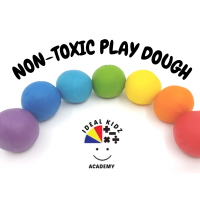 แป้งโดว์โฮมเมด ปลอดสารพิษ ชุดสายรุ้ง  Rainbow Set: Non-Toxic Play dough by Ideal Kidz