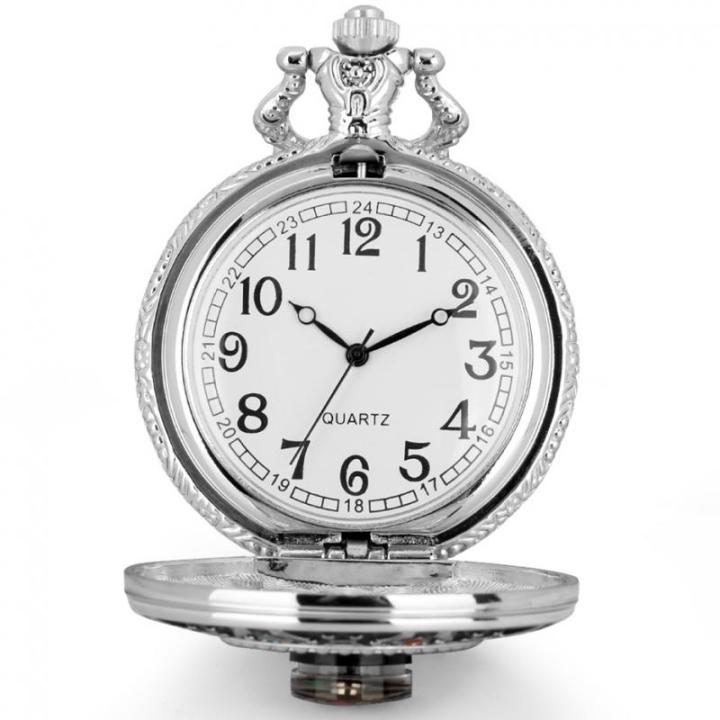 นาฬิกาควอตซ์ดีไซน์รูปสลักลายศิลปะ-relief-และกางเขนตะวันตกเฉียงใต้จี้สร้อยคอหรูจี้-jam-rantai-สายโซ่นาฬิกาสตีมพังก์